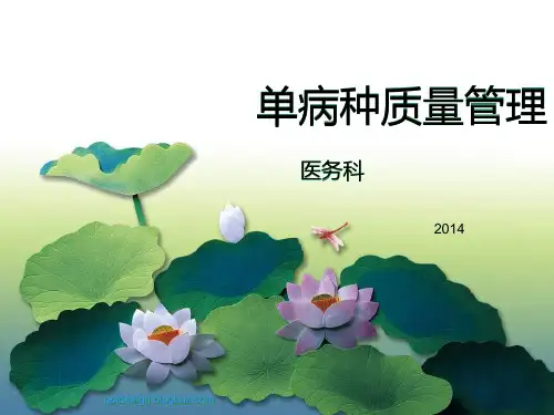 单病种管理培训 ppt课件