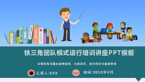 铁三角团队模式运行培训讲座PPT模板(推荐)