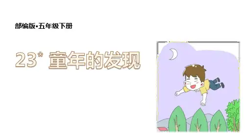 《童年的发现》PPT优质课件