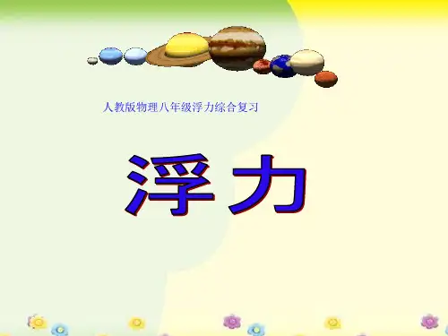 人教版八年级物理下册第十章浮力复习说课  课件(共11张PPT)