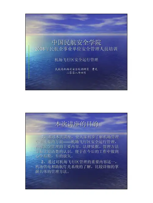 04-机场飞行区安全运行管理---曹先