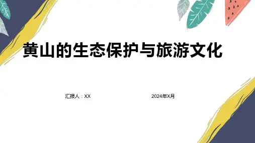 黄山的生态保护与旅游文化
