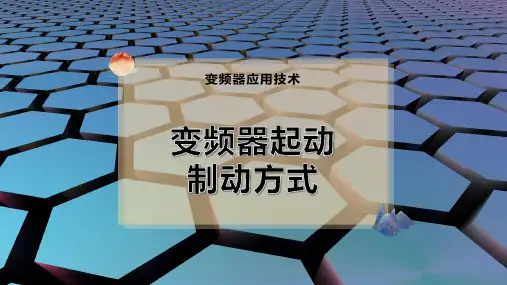 变频器起动制动方式