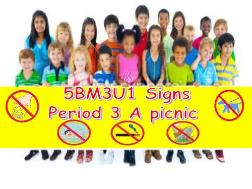 五年级下册英语课件 M3 Unit 1 Signs Period 3牛津上海版(一起)