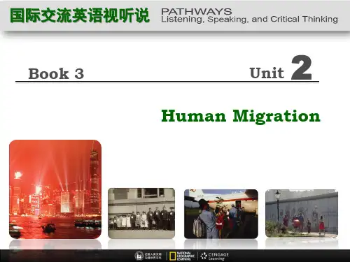 国际交流英语视听说B3U2(外研社)