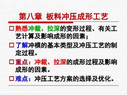 板料冲压成形工艺课件