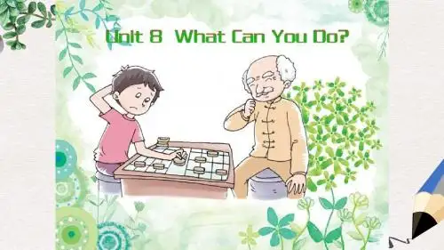 四年级英语下册Unit8WhatCanYouDopa课件1陕旅版