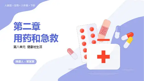 人教版八年级生物下册用药和急救PPT课件