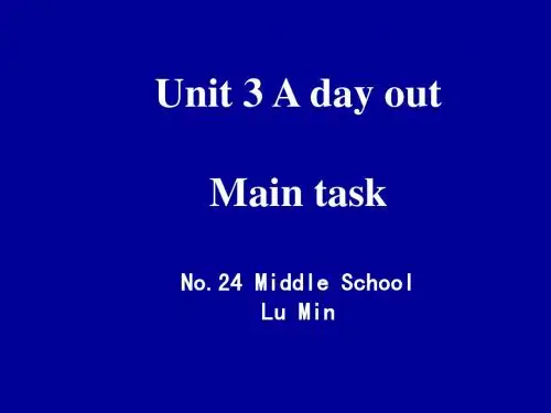 8A Unit 3 Main task