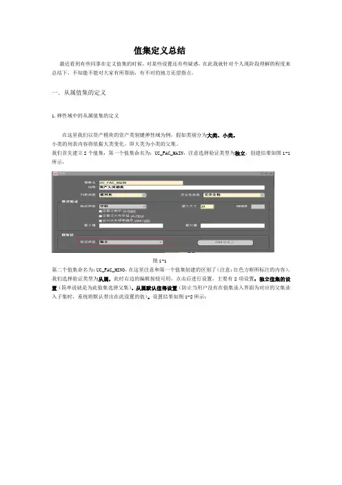EBS中各种值集定义总结