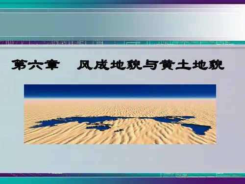 地貌学——风成地貌与黄土地貌