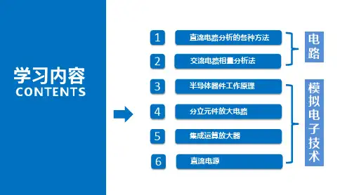 Chp7-半导体放大电路分析基础-电路与模拟电子技术基础教程-龙胜春-清华大学出版社