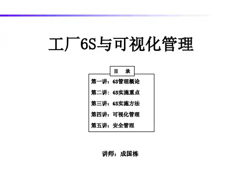 工厂6S与可视化管理(ppt 94页)