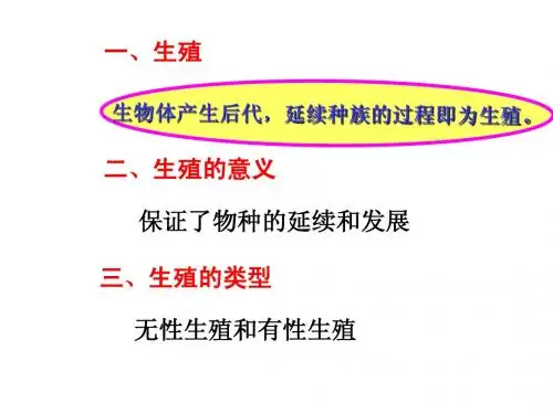 生殖的类型