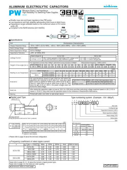 nichcon(尼吉康)e-pw系列