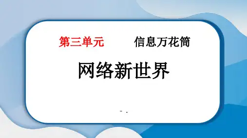 《网络新世界》PPT课件