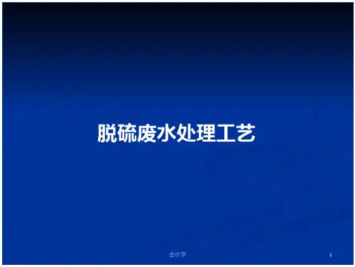 脱硫废水处理工艺