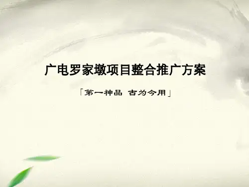 武汉桥口滨江第一城项目整合推广广告方案-101PPT
