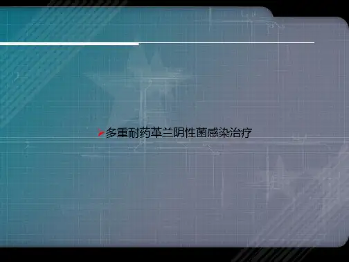 多重耐药革兰阴性菌感染治疗讲课文档