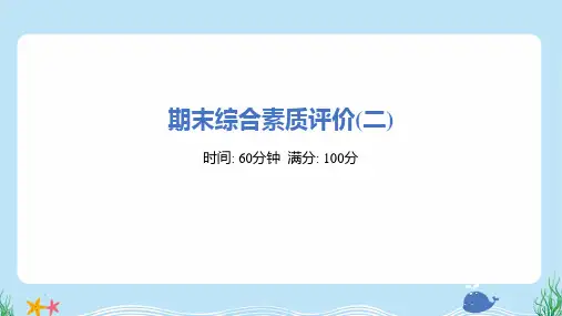 2025年人教精通版六年级下册英语期末综合检测试卷及答案 (2)