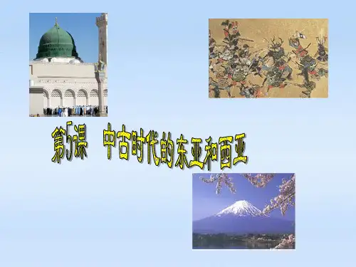 华东师大版第5课中古时代的东亚和西亚