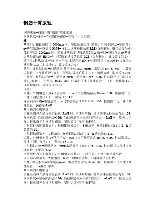 00781钢筋算量常识