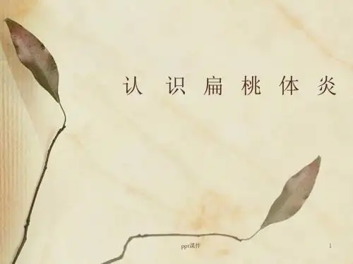 急性扁桃体炎-认识扁桃体炎  ppt课件