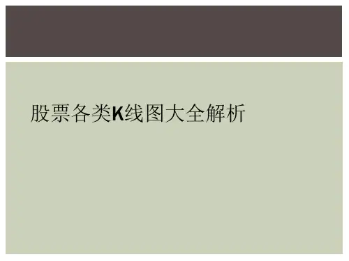 股票各类K线图大全解析