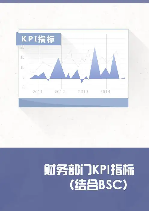 财务部门KPI指标(结合BSC)