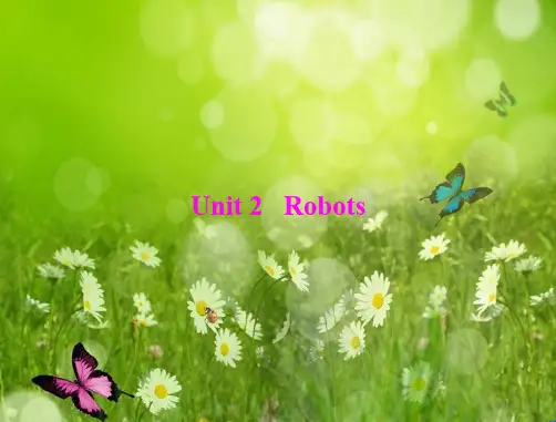 高考英语一轮复习课件人教版选修七： unit 2《  robots