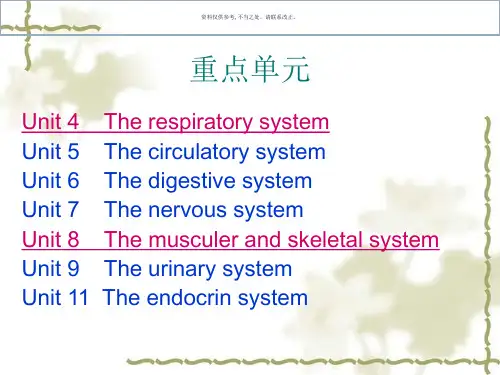 护理专业英语翻译