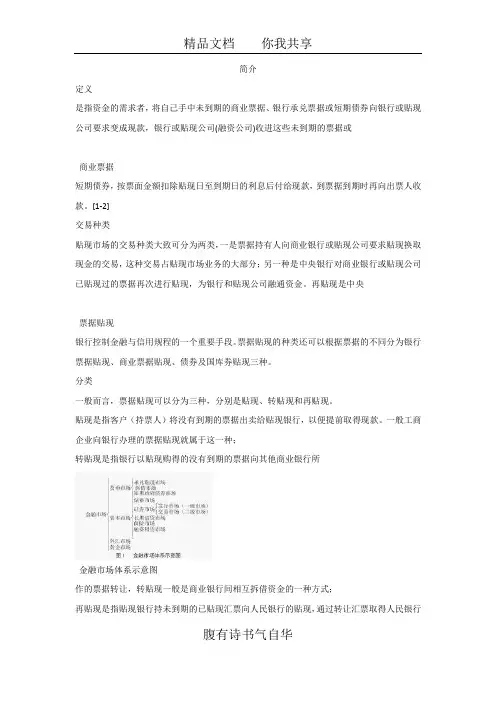 票据贴现