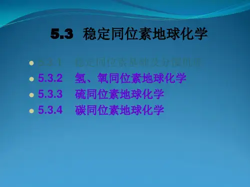 同位素地球化学5