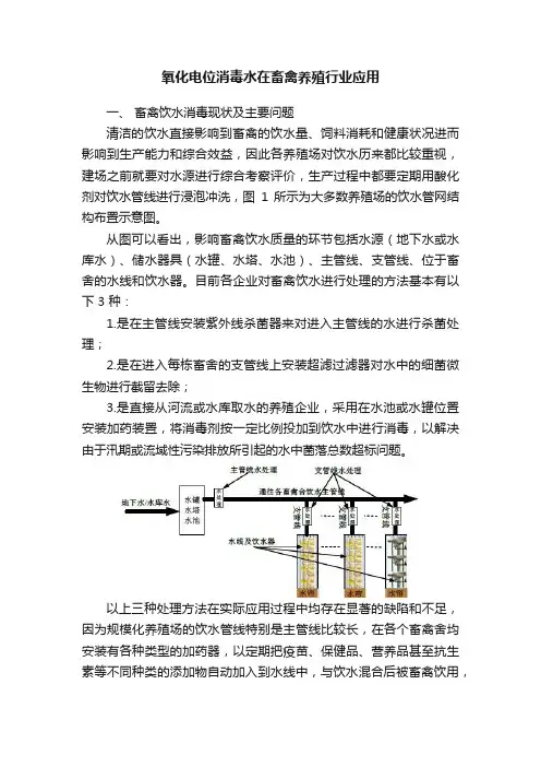氧化电位消毒水在畜禽养殖行业应用
