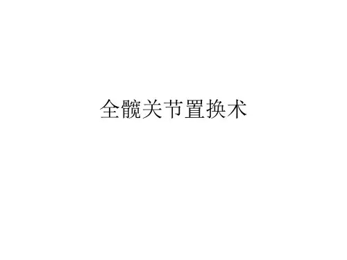 全髋关节置换术解读