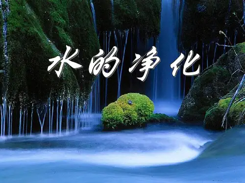 化学：3.3《水的净化》课件(3)(人教新课标九年级上)