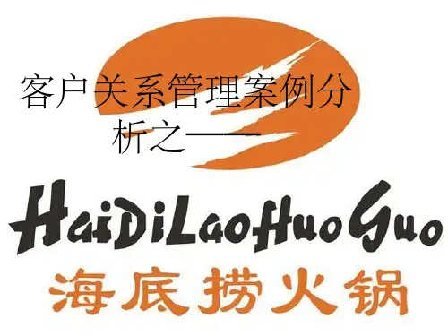 客户关系管理案例分析ppt课件