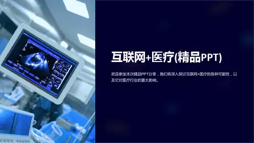 互联网+医疗(精品PPT)