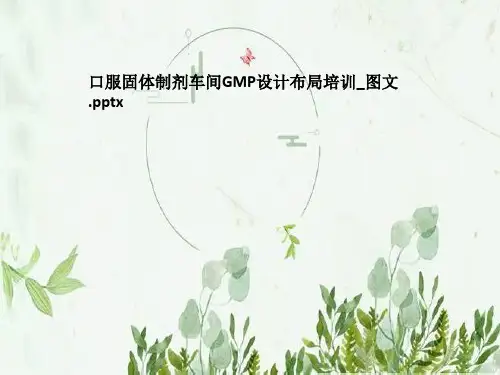 口服固体制剂车间GMP设计布局培训_图文