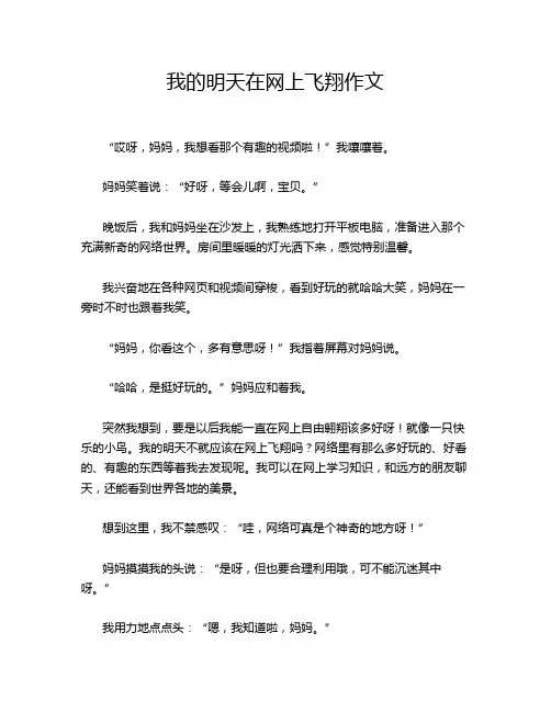 我的明天在网上飞翔作文