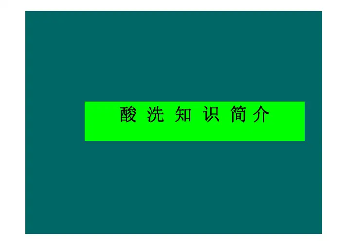 冷轧板盐酸酸洗工艺67页-BD