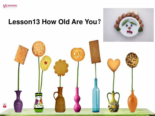 冀教版四年级英语下册Lesson13 How old are you课件