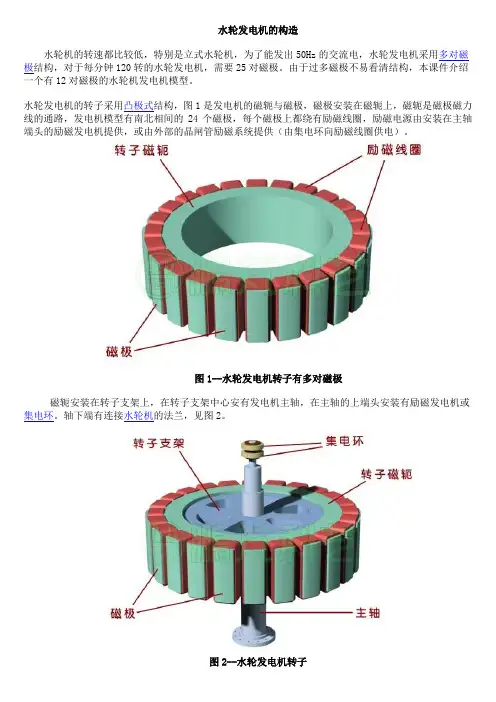 水轮发电机的构造