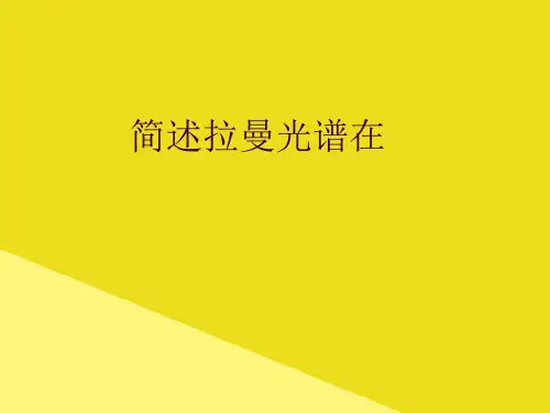 简述拉曼光谱在PPT资料(正式版)
