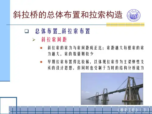 斜拉桥的总体布置-斜拉索布置2