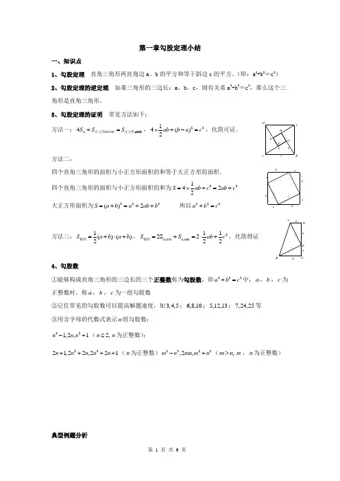 勾股定理复习课