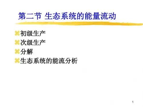 北京林业大学森林生态学5生态系统2