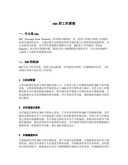 san的工作原理