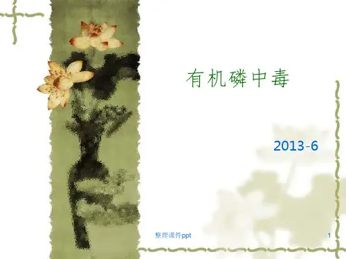 《有机磷中毒》PPT课件