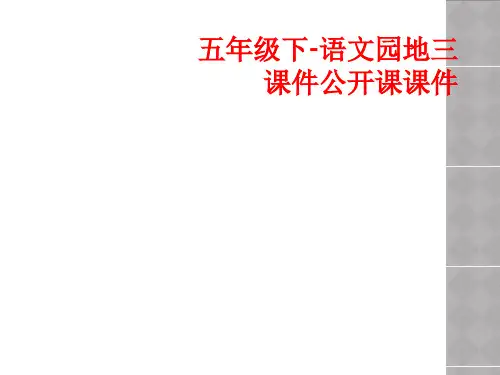 五年级下-语文园地三课件公开课课件
